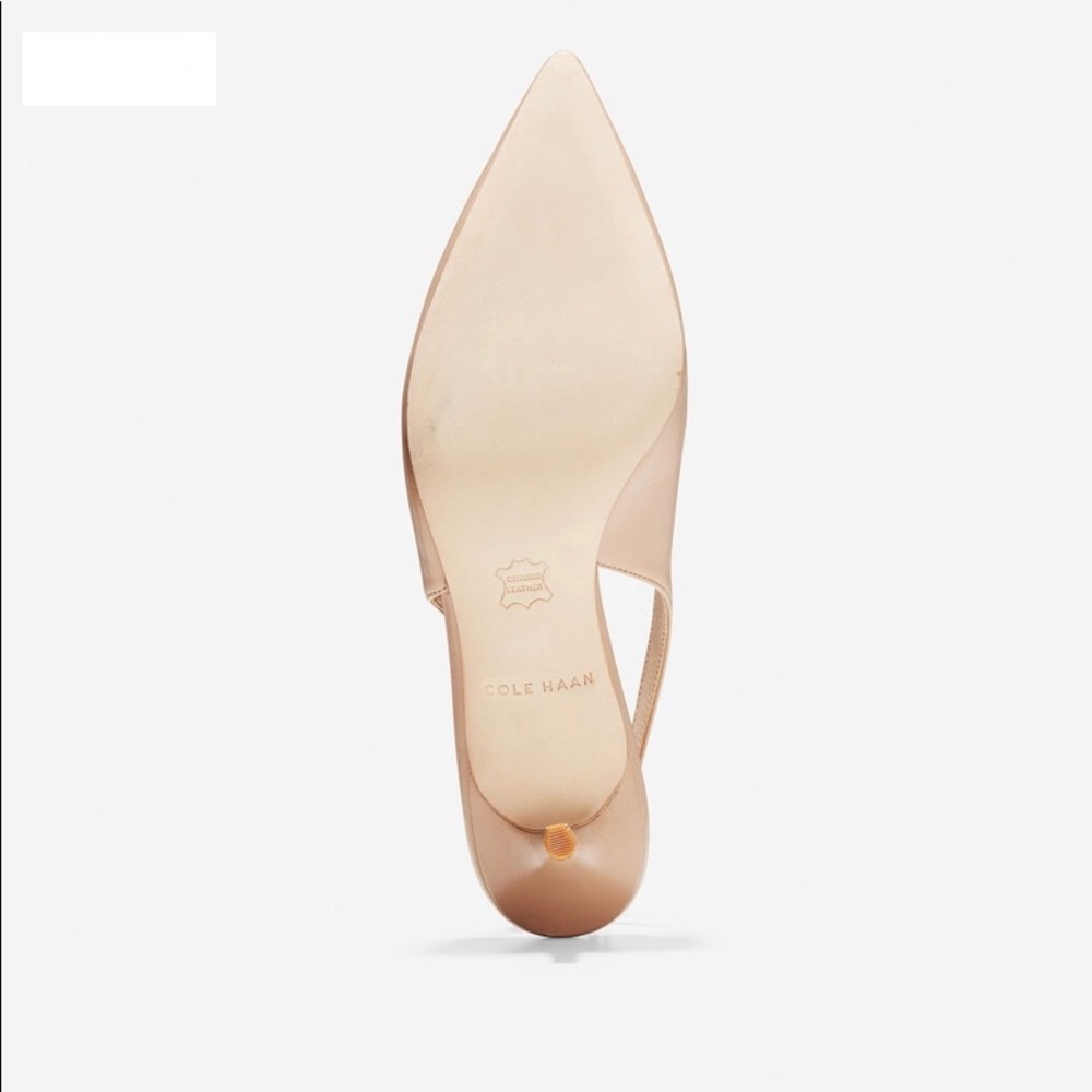 COPY - NWT Cole Haan Size 5 Nude Vesta Slingback Pumps - Picture 6 of 9